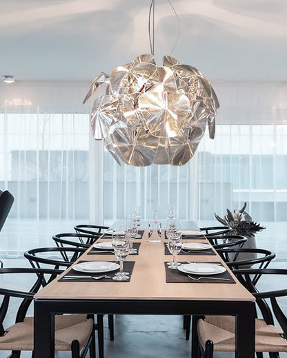 Diff Mirrored Lucite Chandelier-DF2197