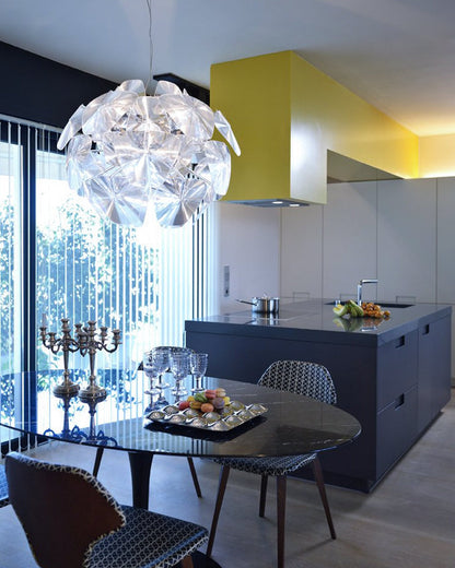 Diff Mirrored Lucite Chandelier-DF2197