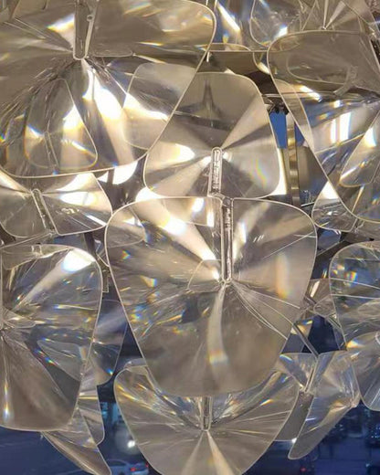 Diff Mirrored Lucite Chandelier-DF2197