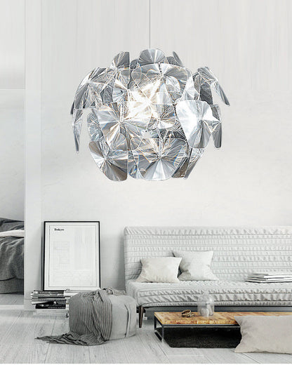 Diff Mirrored Lucite Chandelier-DF2197