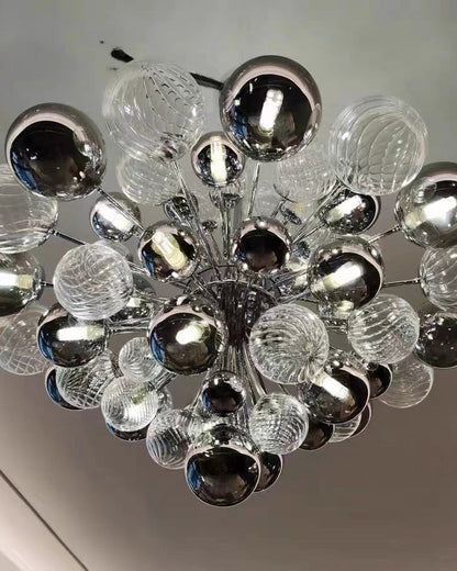 Diff Smoked Glass Bubble Chandelier-DF2198