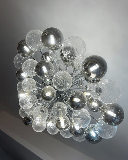 Diff Smoked Glass Bubble Chandelier-DF2198