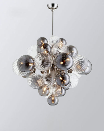 Diff Smoked Glass Bubble Chandelier-DF2198