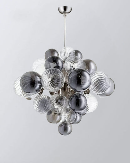 Diff Smoked Glass Bubble Chandelier-DF2198