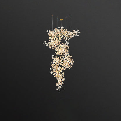 Diff Ginkgo Long Staircase Chandelier-DF2206