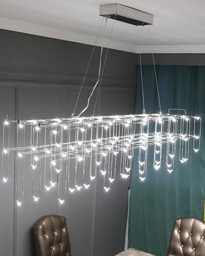 Diff Rectangular Sculptural Chandelier-DF2200
