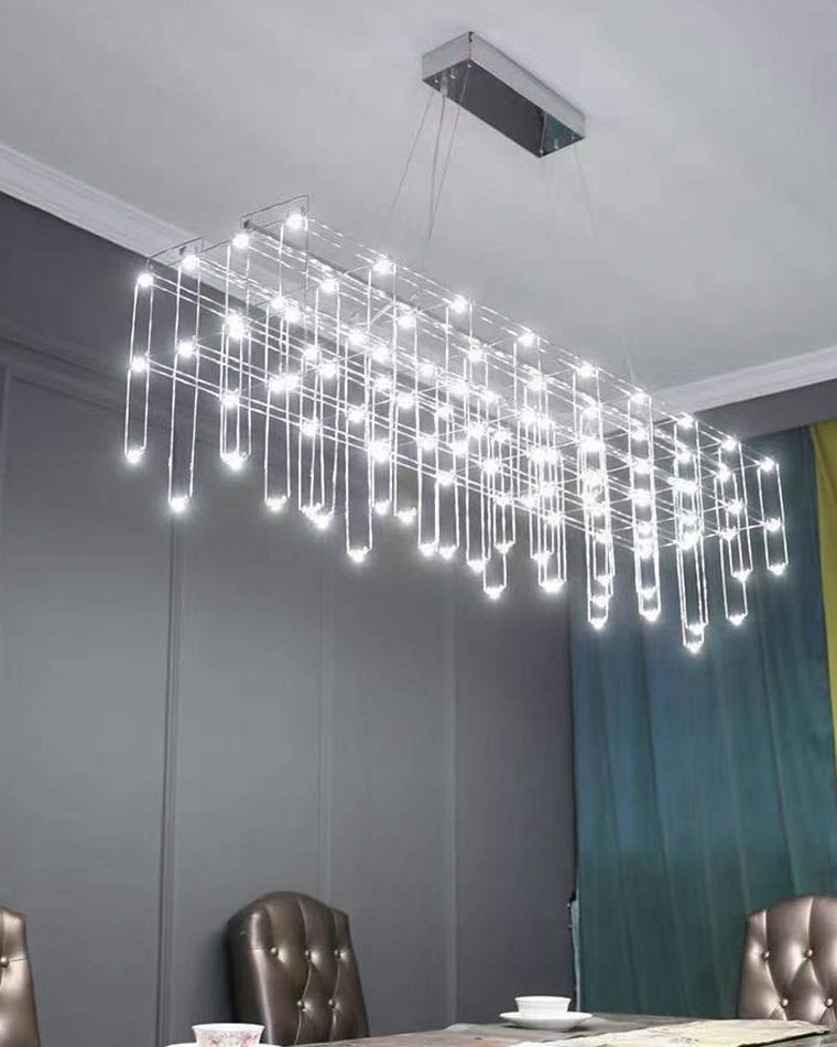 Diff Rectangular Sculptural Chandelier-DF2200