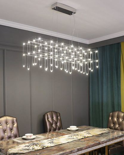 Diff Rectangular Sculptural Chandelier-DF2200