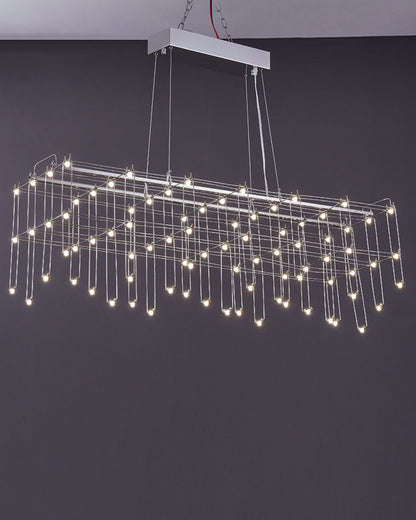 Diff Rectangular Sculptural Chandelier-DF2200