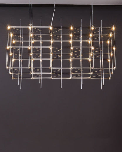 Diff Rectangular Sculptural Chandelier-DF2200