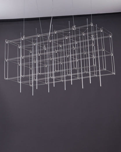 Diff Rectangular Sculptural Chandelier-DF2200