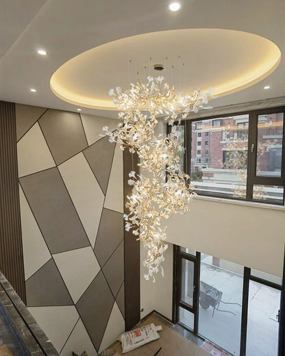 Diff Ginkgo Long Staircase Chandelier-DF2206