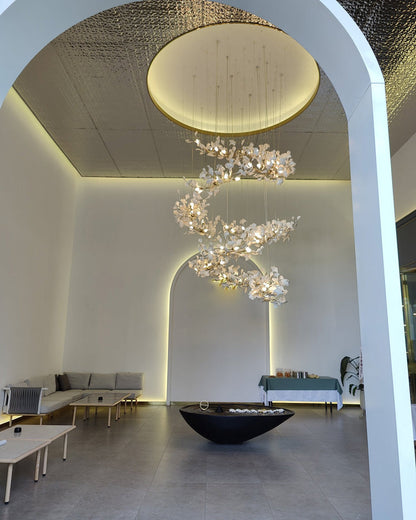 Diff Ginkgo Long Staircase Chandelier-DF2206