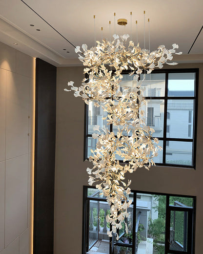 Diff Ginkgo Long Staircase Chandelier-DF2206