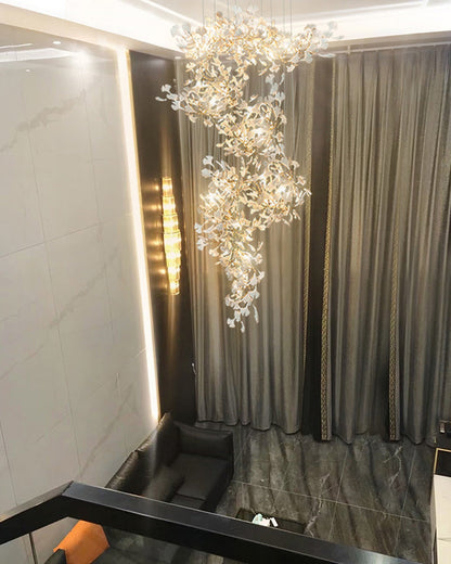 Diff Ginkgo Long Staircase Chandelier-DF2206