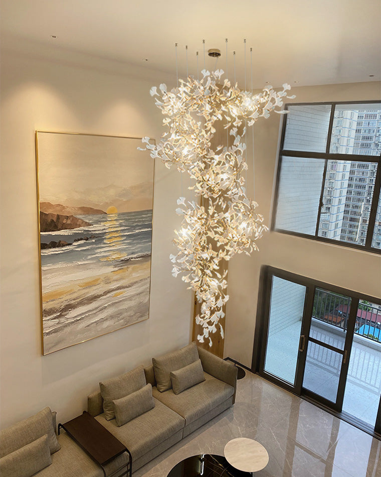 Diff Ginkgo Long Staircase Chandelier-DF2206