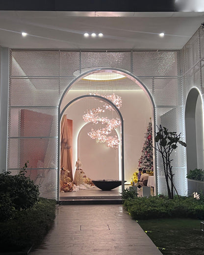 Diff Ginkgo Long Staircase Chandelier-DF2206