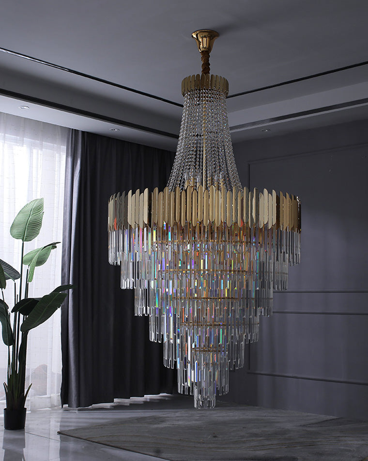 Diff Crystal Prism Empire Chandelier-DF2207