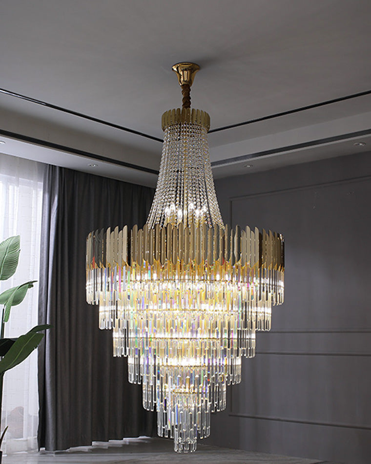 Diff Crystal Prism Empire Chandelier-DF2207