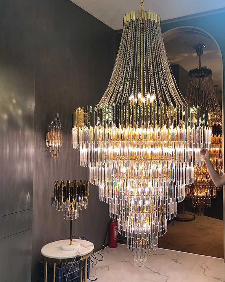 Diff Crystal Prism Empire Chandelier-DF2207