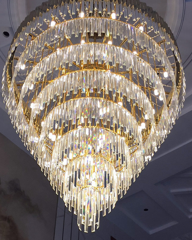 Diff Crystal Prism Empire Chandelier-DF2207