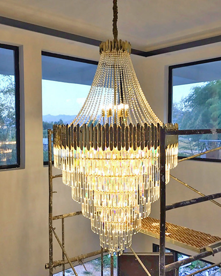 Diff Crystal Prism Empire Chandelier-DF2207