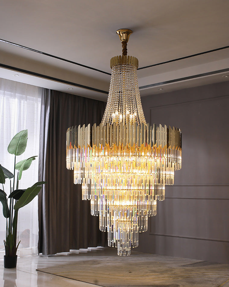 Diff Crystal Prism Empire Chandelier-DF2207