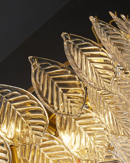 Diff Tiered Glass Leaf Chandelier-DF2209