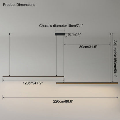 Diff Linear Pendant Light-DF2011