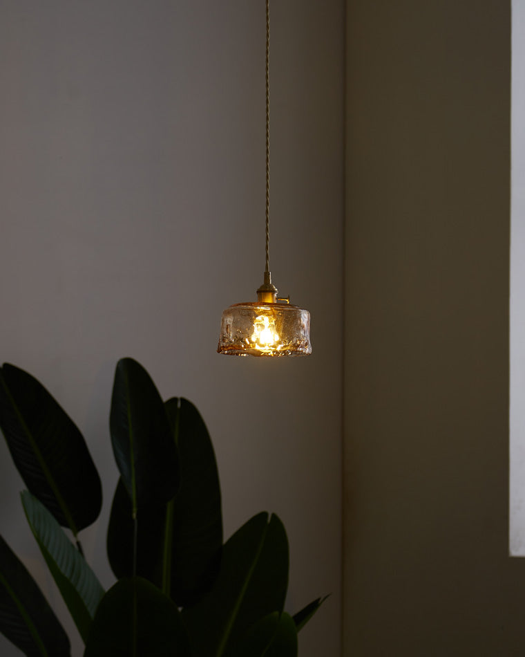 Diff Amber Glass Small Pendant Light-DF2210