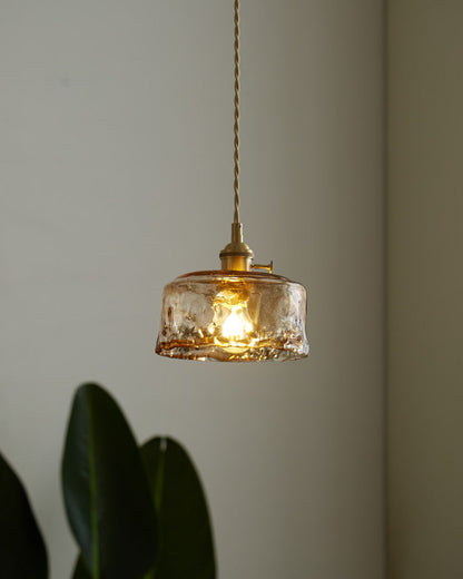 Diff Amber Glass Small Pendant Light-DF2210