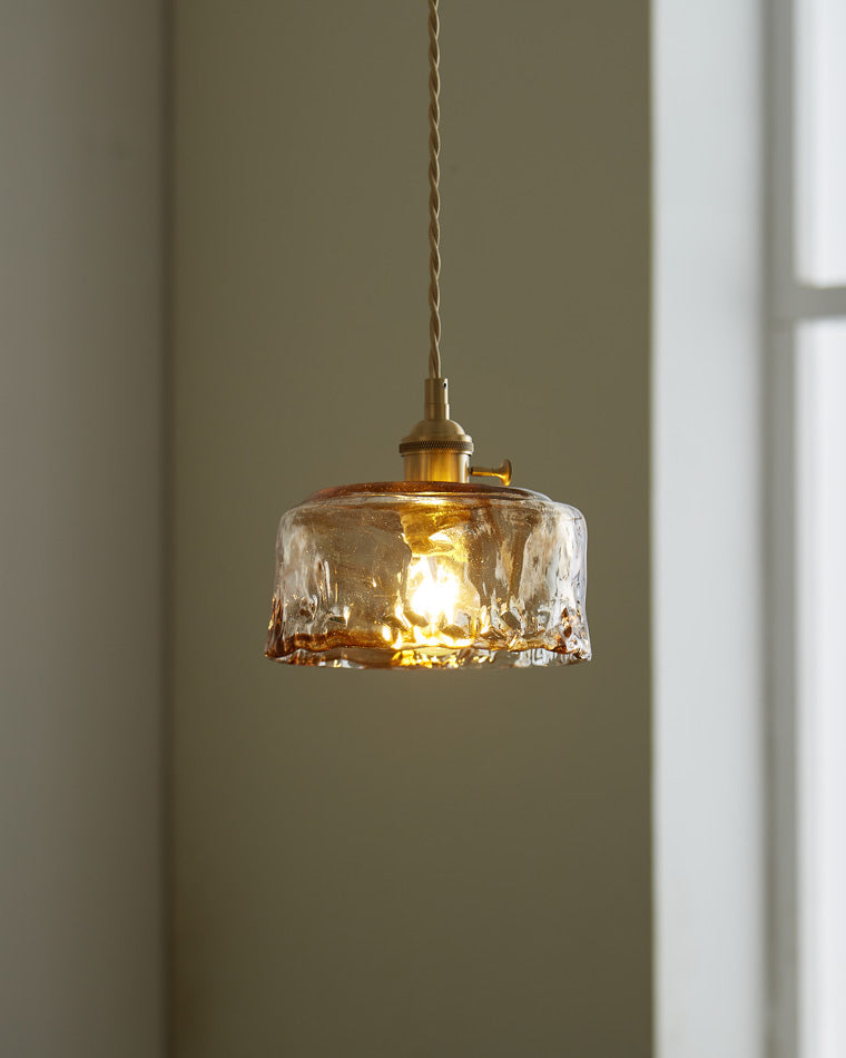 Diff Amber Glass Small Pendant Light-DF2210