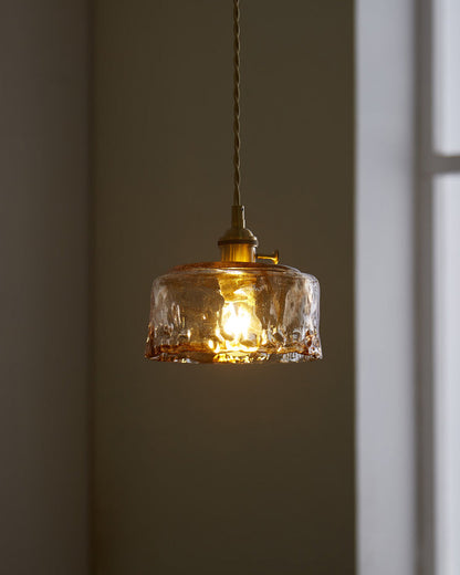 Diff Amber Glass Small Pendant Light-DF2210