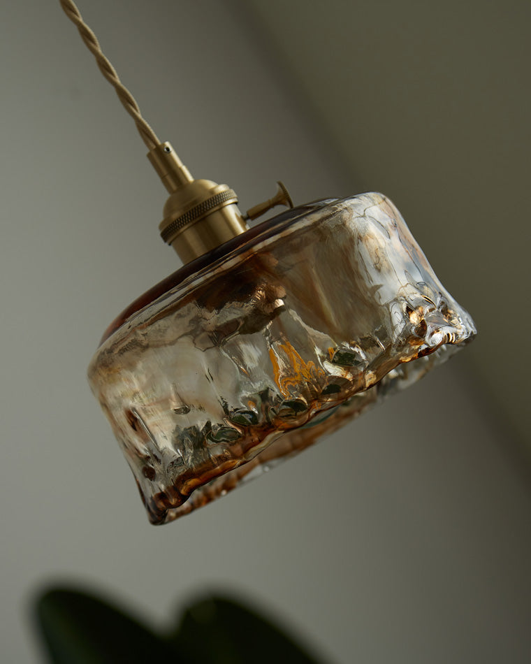 Diff Amber Glass Small Pendant Light-DF2210