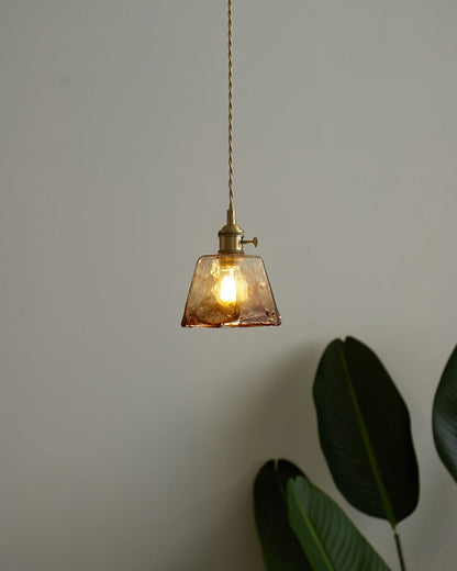 Diff Amber Glass Small Pendant Light-DF2210