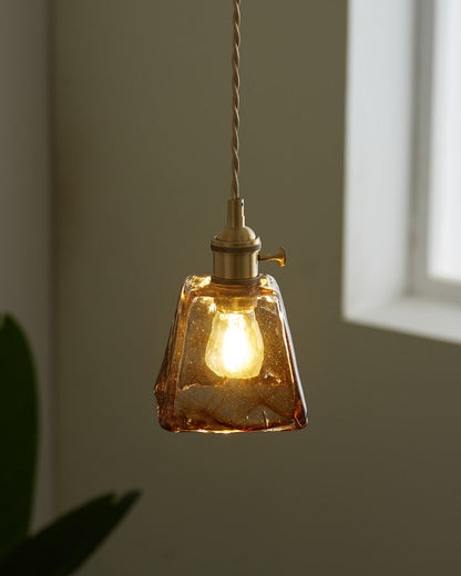 Diff Amber Glass Small Pendant Light-DF2210