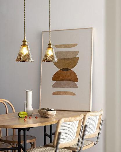 Diff Amber Glass Small Pendant Light-DF2210