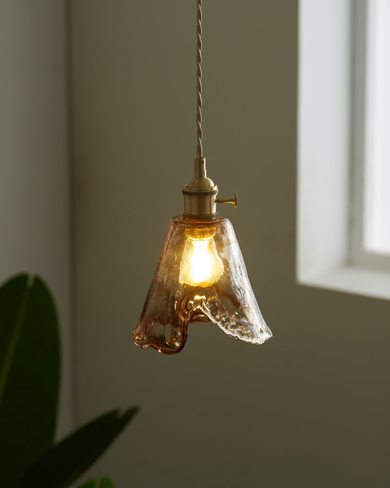 Diff Amber Glass Small Pendant Light-DF2210