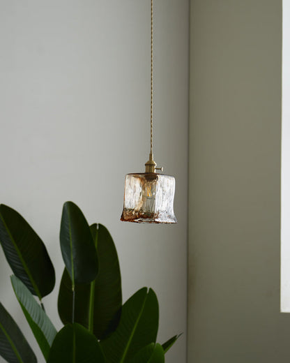 Diff Amber Glass Small Pendant Light-DF2210