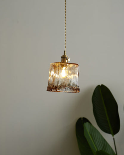 Diff Amber Glass Small Pendant Light-DF2210