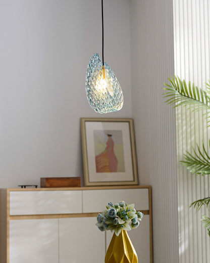 Diff Peacock Leaf Glass Chandelier-DF2213