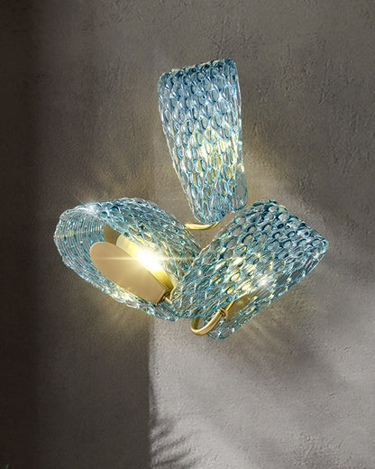 Diff Peacock Leaf Glass Chandelier-DF2213