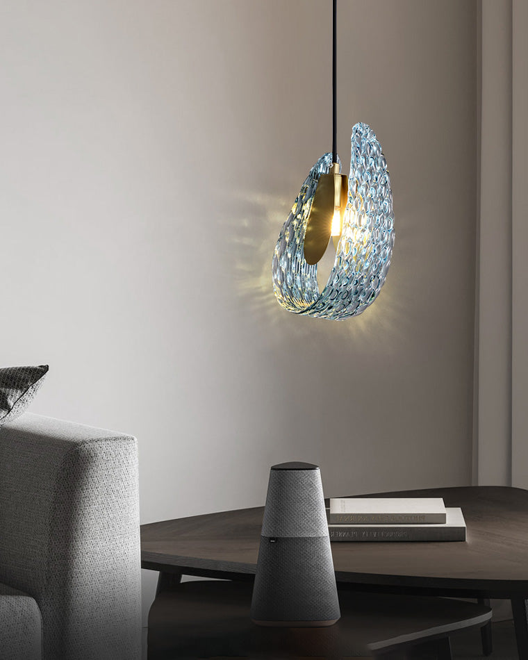 Diff Peacock Leaf Glass Chandelier-DF2213
