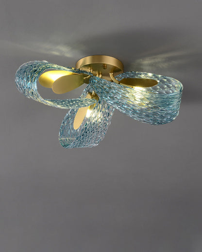 Diff Peacock Leaf Glass Chandelier-DF2213