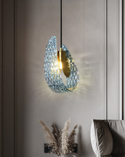Diff Peacock Leaf Glass Chandelier-DF2213