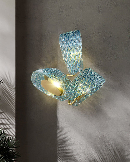 Diff Peacock Leaf Glass Chandelier-DF2213