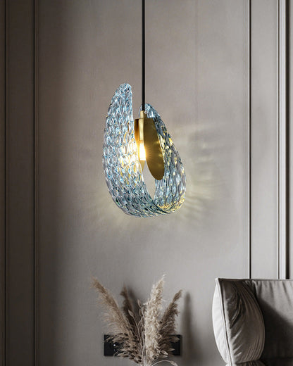 Diff Peacock Leaf Glass Chandelier-DF2213