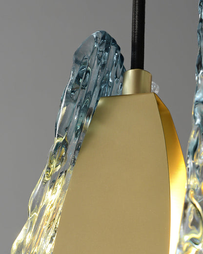 Diff Peacock Leaf Glass Chandelier-DF2213