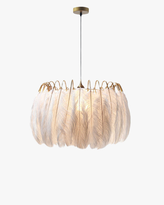 Diff Feather Round Chandelier-DF2215