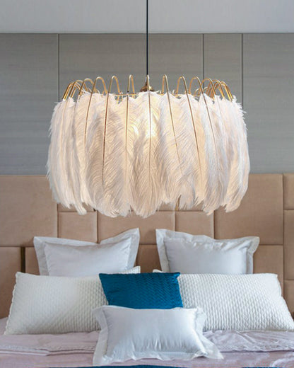 Diff Feather Round Chandelier-DF2215